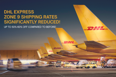 BENEFIT: DHL  Express Zone 9 Shipping Rates Significantly Reduced!