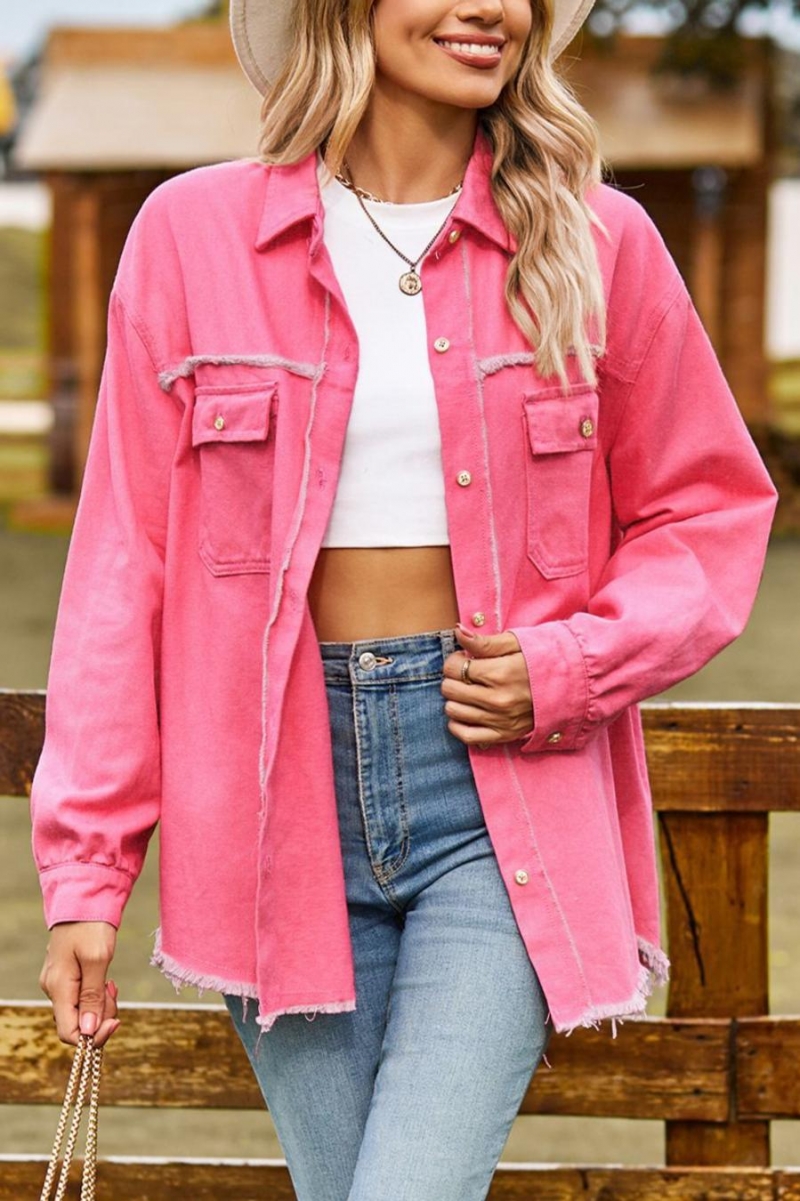 pink edge to edge jacket