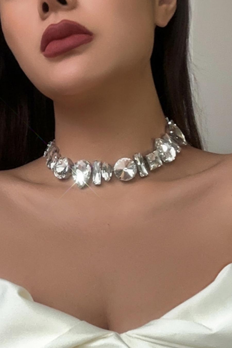 Wholesale One pc rhinestone combination adjustable necklace(length:25 ...