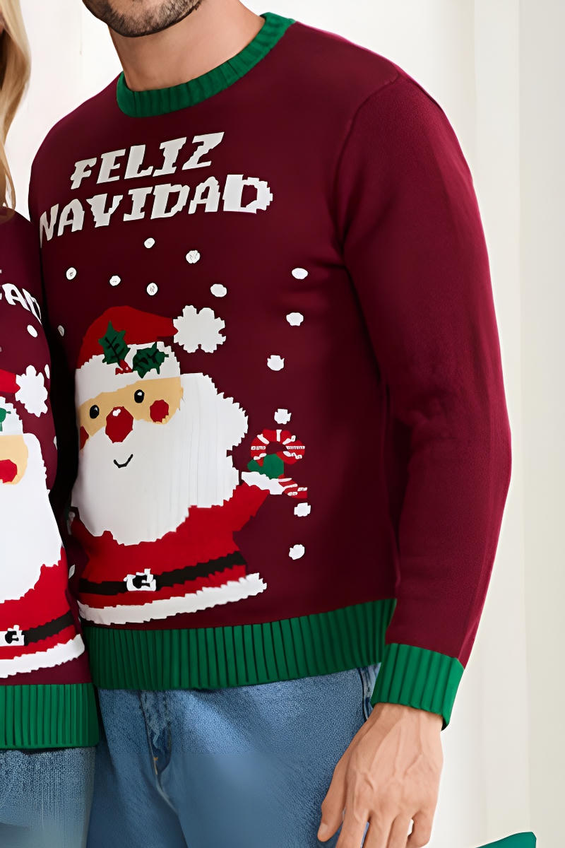 Stretch Santa Wholesale Christmas men parent-child couple plus size stretch santa ...