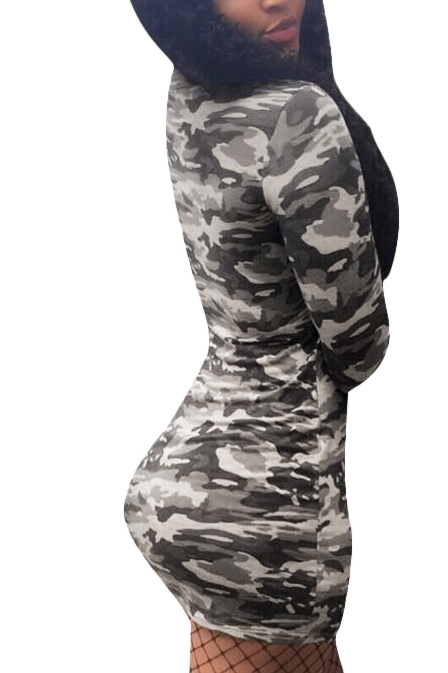 tight camo dress