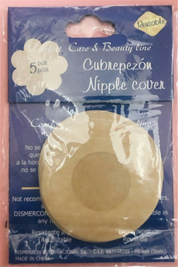 round thin invisible disposable nipple cover (five pairs of set,diameter=6cm)