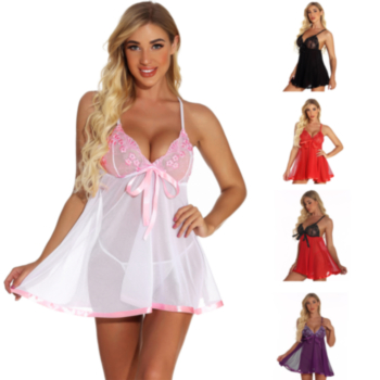 s-6xl plus size sequined babydoll(with g-trings)