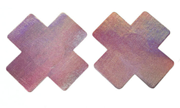 disposable laser cross nipple pad(size:8.0 cm) x50 pairs
