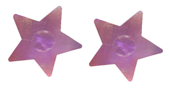 disposable laser star shape nipple pad(size:8.2cm) x50 pairs