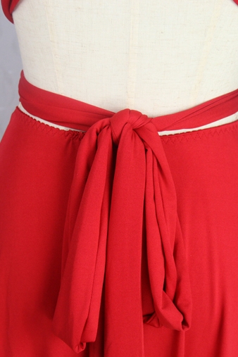 Women's Red Bandage Gown