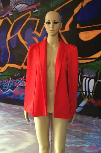  New Fall Hot Casual Red thin Section Jacket 