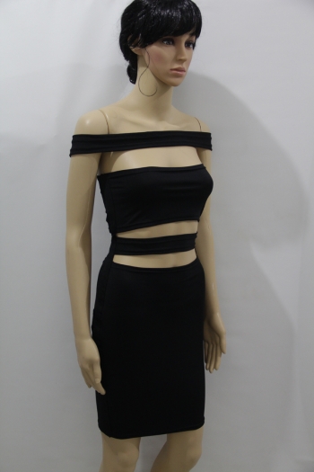 The Latest The Word Collar Openwork Sexy Dress