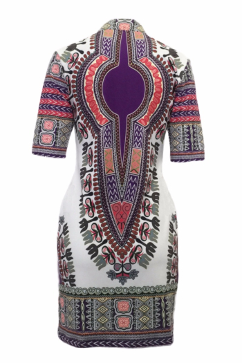 Africa Exultation Auspicious Print Dress