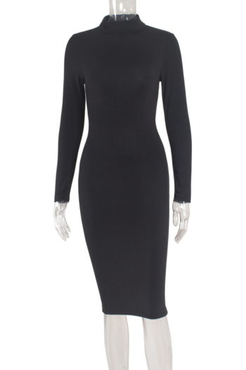 High Quality Solid Winter New Bodycon Party Dress