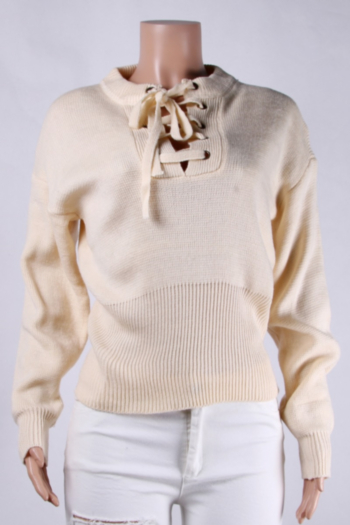 Winter NEW Long-Sleeves Bandage Fashion COTTON Sweaters