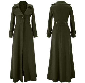 Women's High Quality Wool Winter Maxi Coat