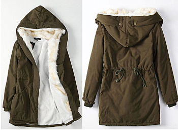 Winter Thickening Fur Cotton-padded Jacket