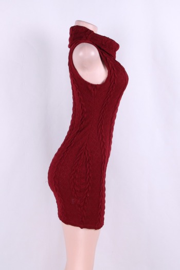 Solid Lapel Knitting Sweater Top