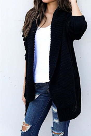 6 Color Loose Long Sleeve Pocket Sweater
