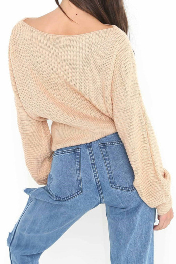 5 Color Bandage Loose Long Sleeve Casual Sweater