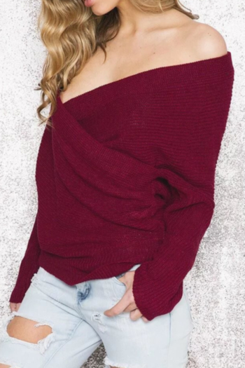 7 Color One Size Sexy Deep V Sweater