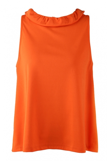 Back Bow Tie Sleeveless Casual Top