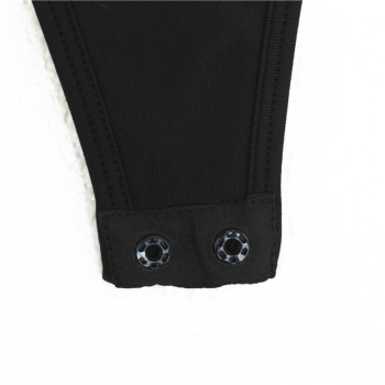 New stylish mesh sleeve splice zip-up v neck tight high stretch bodysuit