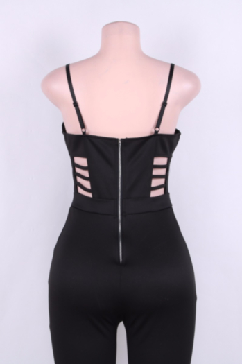 Women's Padded Sling Hollow Sexy Jumpsuit