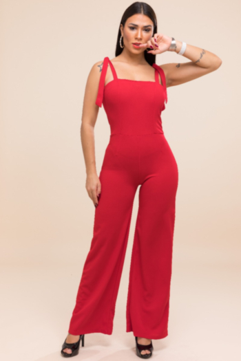 Stylish sexy style four colors sling tube top backless high stretch jumpsuit