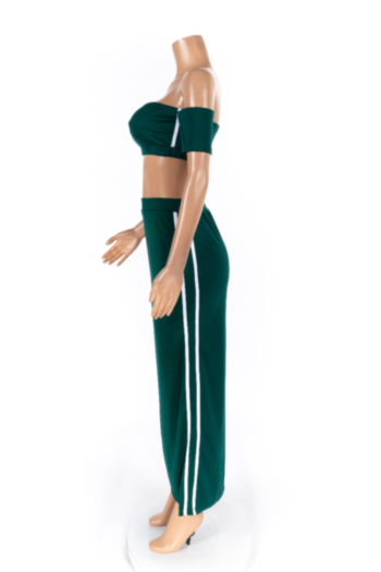 Sexy Sport Tube Top Two-piece Set