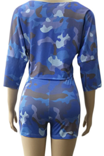 Camouflage Casual Chic Sport Two-piece Set
