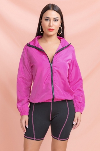new s-xxl 3 colors stylish sports inelastic zipper jacket and stretch shorts