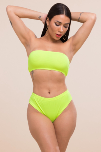 4 colors plus size mesh see through one shoulder stretch three piece sets