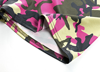 New stylish slim camouflage stretch shorts