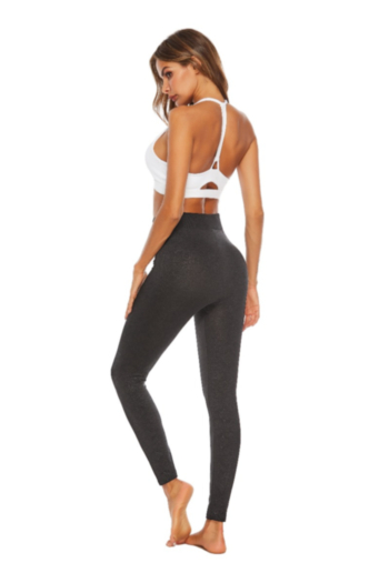 Plus size printed slim high waist yoga pants leggings