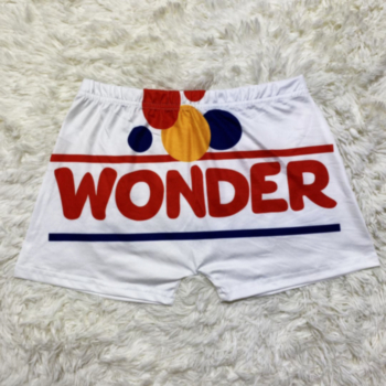 new plus size white letters print stretch yoga sports tight shorts