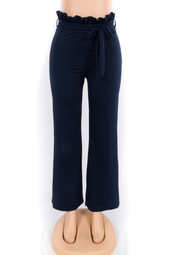 Casual pleated versatile trousers