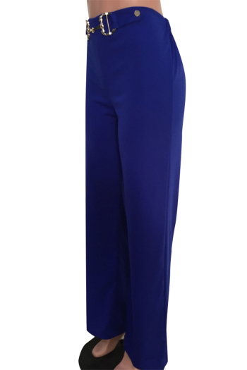 Three colors plus size winter solid color new stylish stretch wide leg pants