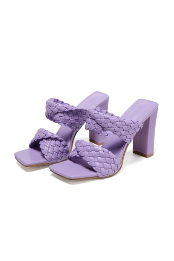 three colors pu fabric stylish high heel sandals (heel height:9cm)