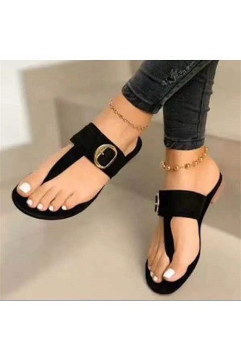 summer new three colors stylish beach flat sandals slippers