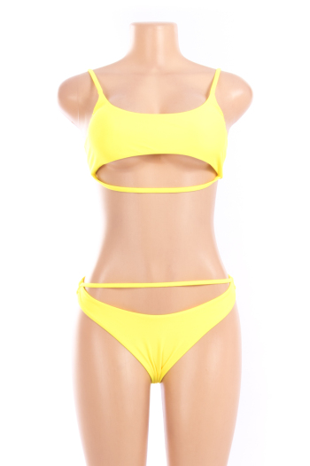 Summer New Solid Color Super Sexy Padded Bikini 