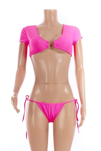 Summer New Solid Color Padded High Quality Stylish Bikini