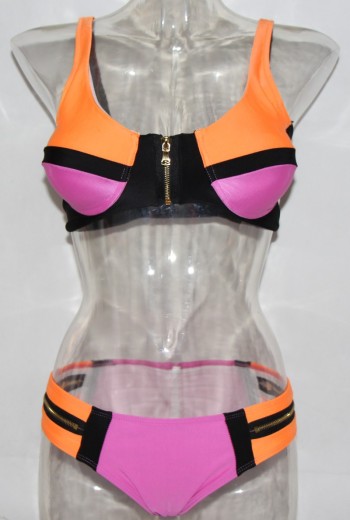  Women's Zipper High Quality Bikini