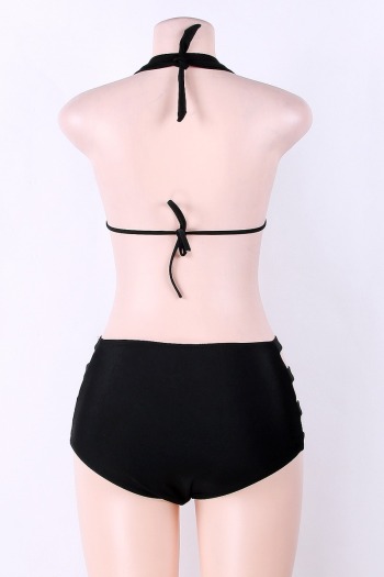 The Latest Two-piece Bandage High Waist The Retro Bathing Suit