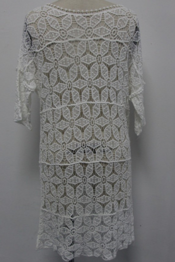 Women's White Lace High Quality Cover-Up