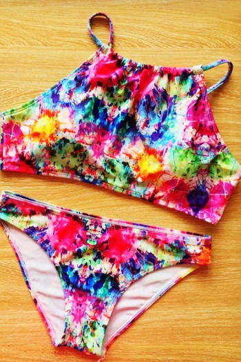 Colorful Fashion Padded Cute Bikini