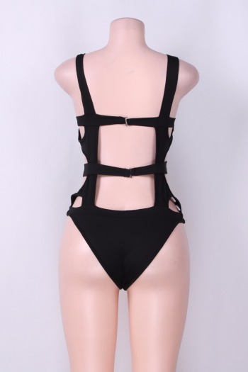 Mesh Hollow Side Sexy One-Piece Swimsuit