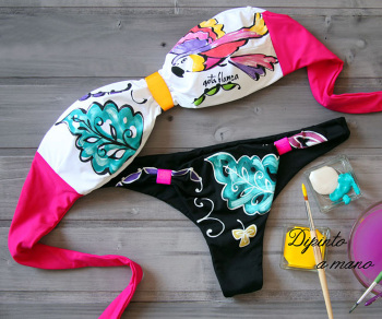 Padded Multi-color Cute Bikini
