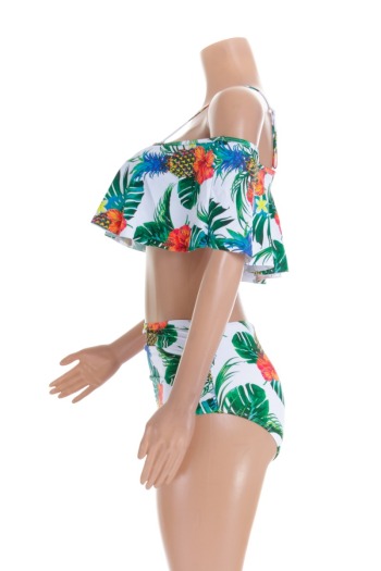 padded printed two-piece bikini