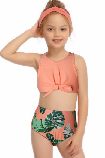 New stylish cute digital print family swimwear-KIDS S=2-3Y,M=4-5Y,L=5-6Y,XL=6-8Y,XXL=8-12Y,3XL=12-14Y(without hair band) 