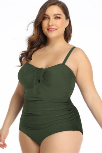 New oversize solid color padded adjustable straps sexy fresh two-piece tankini