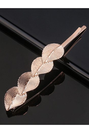 1 pc leaf design hair clip(size:9cm*1.5cm)