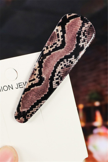 1 pc snakeskin hair clip(size:7cm*2cm)