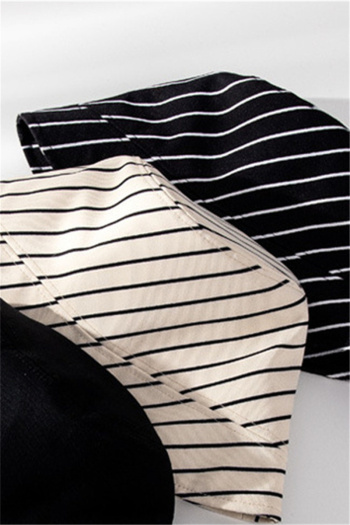 New two colors spring-summer stripe  printed bucket sun hat
